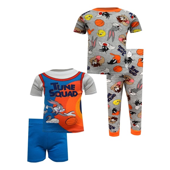 American Marketing Enterprises Other - NWT Space Jam Toddler Boy 4 Piece Pajama Set Size: 4T